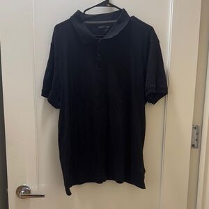 Calvin Klein Men's Polo Shirt in Black